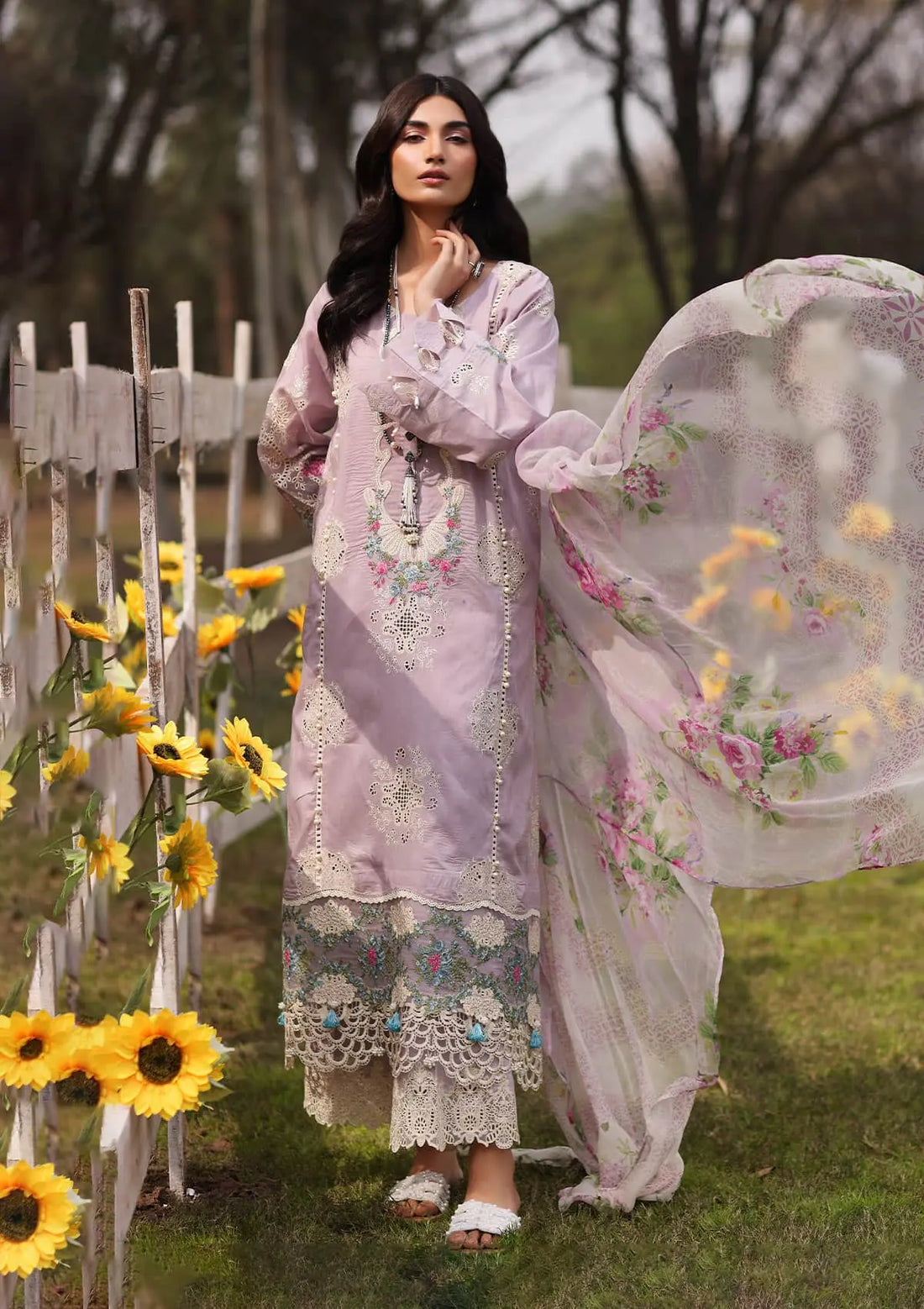 Kahf Premium | Festive Lawn 24 | KFL-08B ELAYA - Riwayat-e-Khas