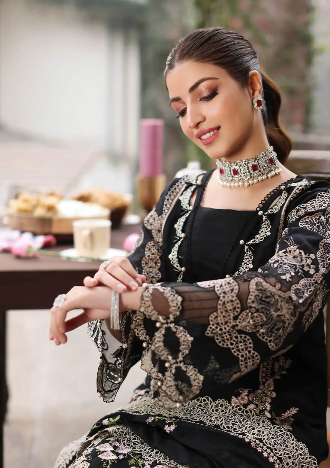 Kahf Premium | Festive Lawn 24 | KFL-06 NOOR - Riwayat-e-Khas
