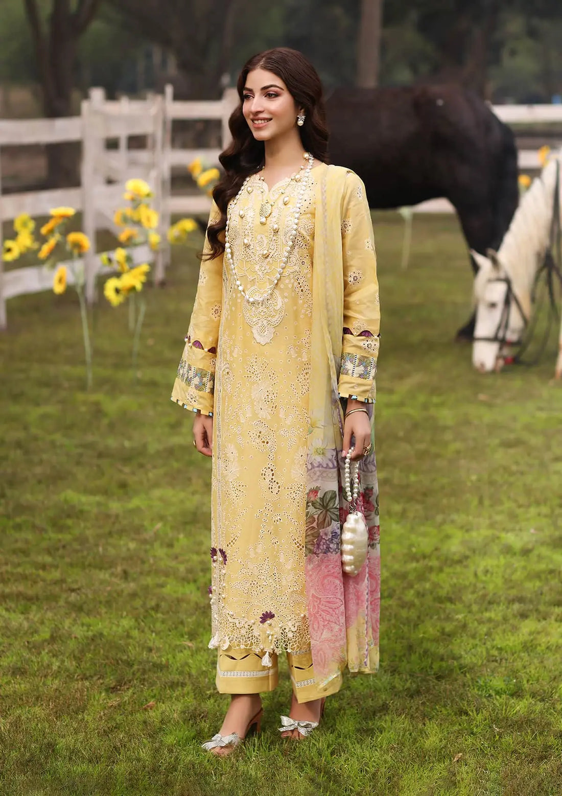 Kahf Premium | Festive Lawn 24 | KFL-05 SAHAR - Riwayat-e-Khas