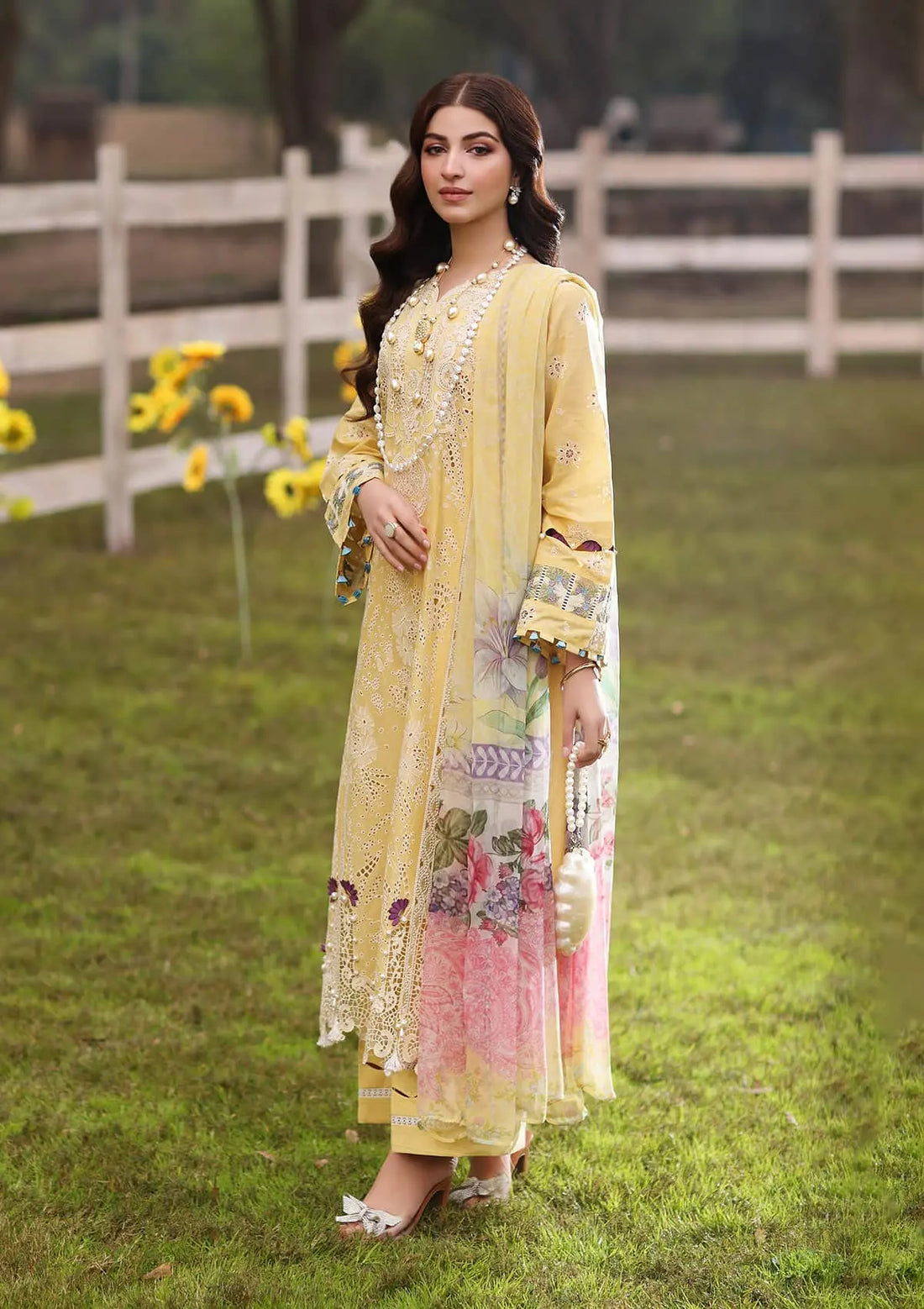 Kahf Premium | Festive Lawn 24 | KFL-05 SAHAR - Riwayat-e-Khas