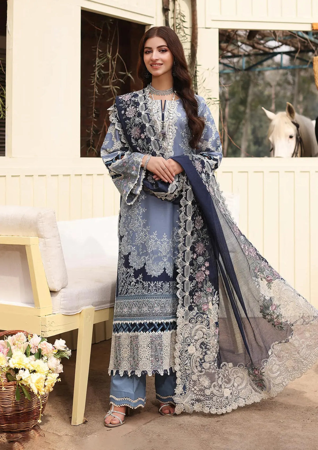 Kahf Premium | Festive Lawn 24 |KFL-04 KINZA - Riwayat-e-Khas