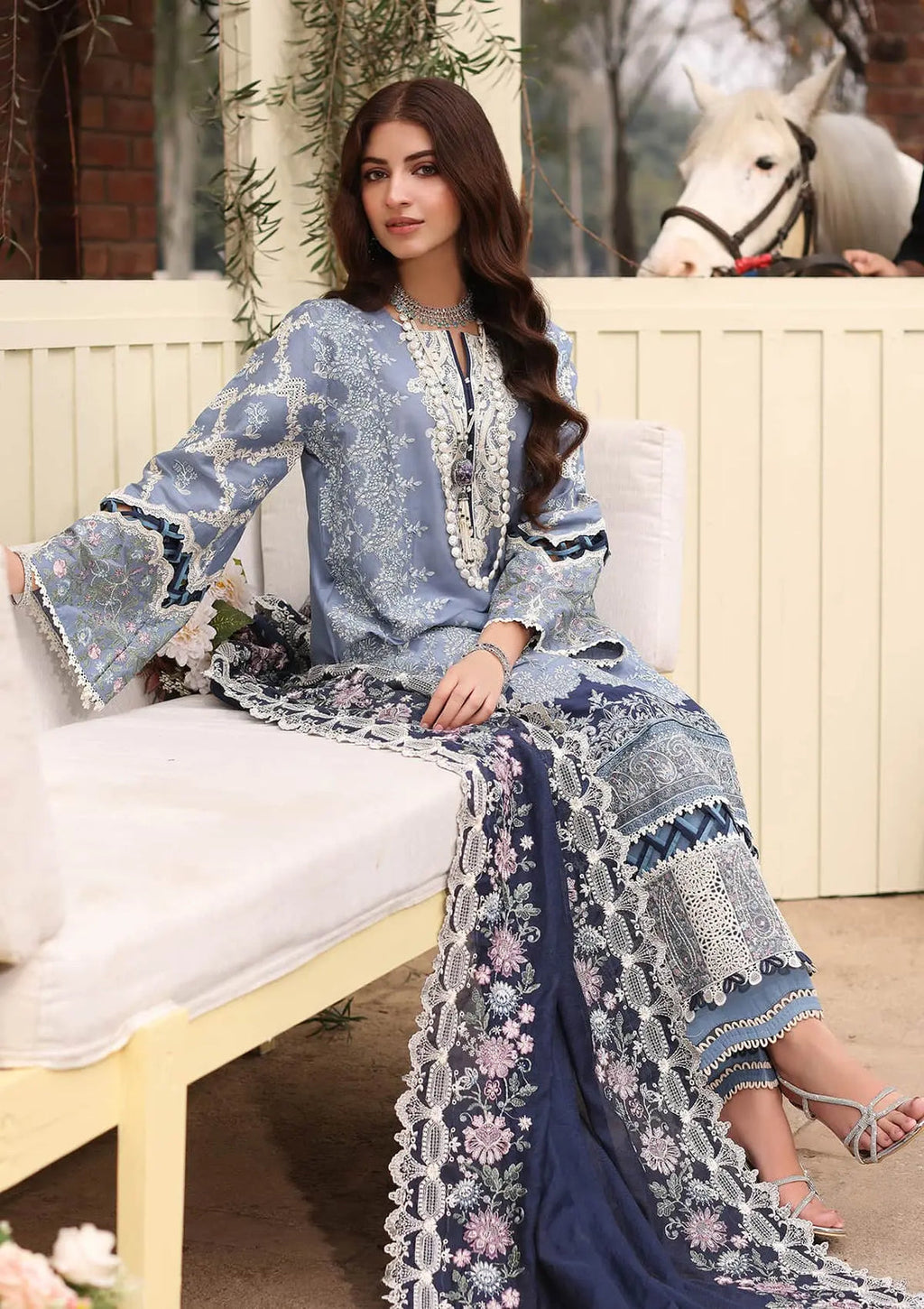 Kahf Premium | Festive Lawn 24 |KFL-04 KINZA - Riwayat-e-Khas