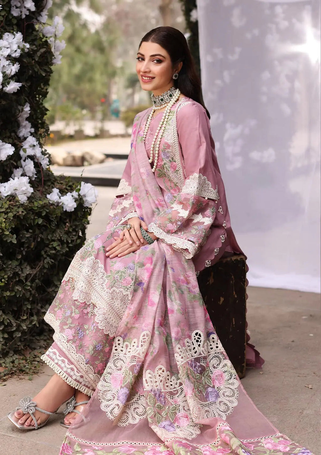 Kahf Premium | Festive Lawn 24 | KFL-03 SASSI - Riwayat-e-Khas