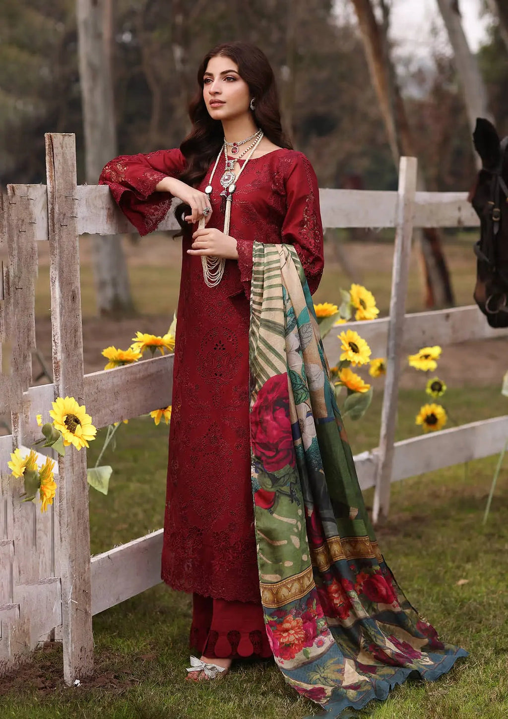 Kahf Premium | Festive Lawn 24 | KFL-02 ALORA - Riwayat-e-Khas