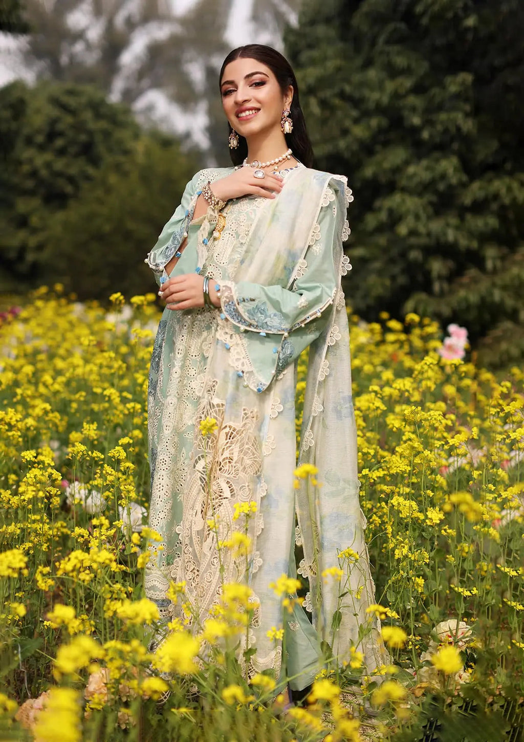 Kahf Premium | Festive Lawn 24 | KFL-01 TABIR - Riwayat-e-Khas