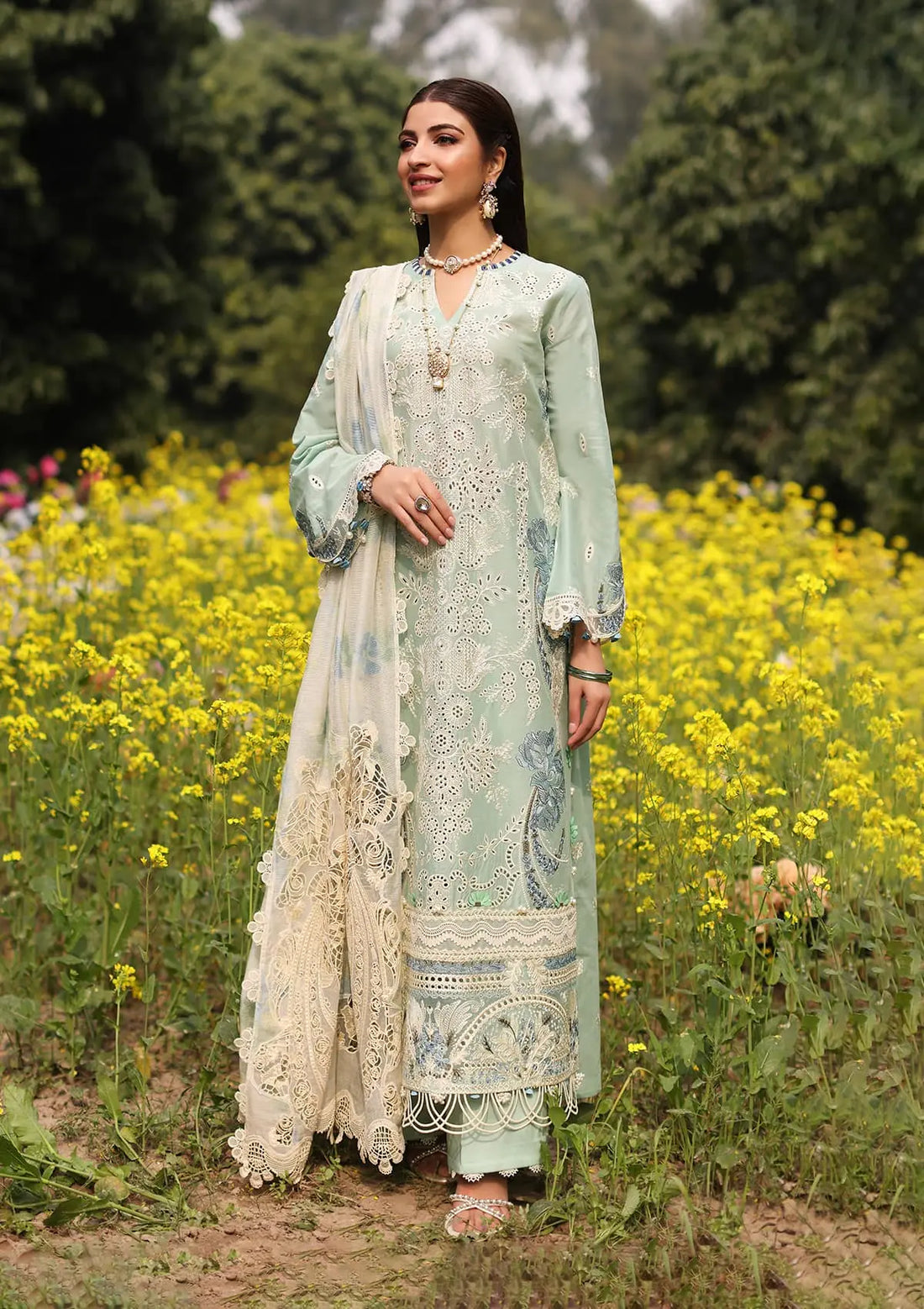 Kahf Premium | Festive Lawn 24 | KFL-01 TABIR - Riwayat-e-Khas