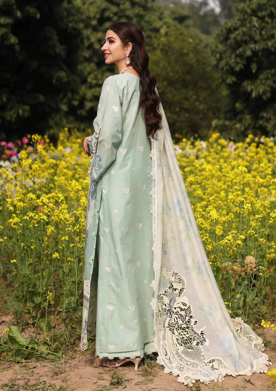 Kahf Premium | Festive Lawn 24 | KFL-01 TABIR - Riwayat-e-Khas