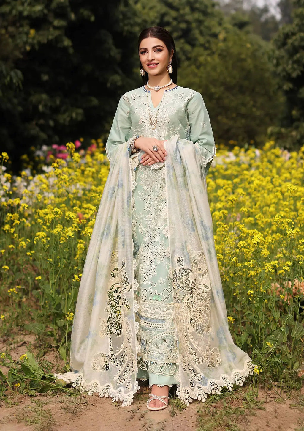 Kahf Premium | Festive Lawn 24 | KFL-01 TABIR - Riwayat-e-Khas