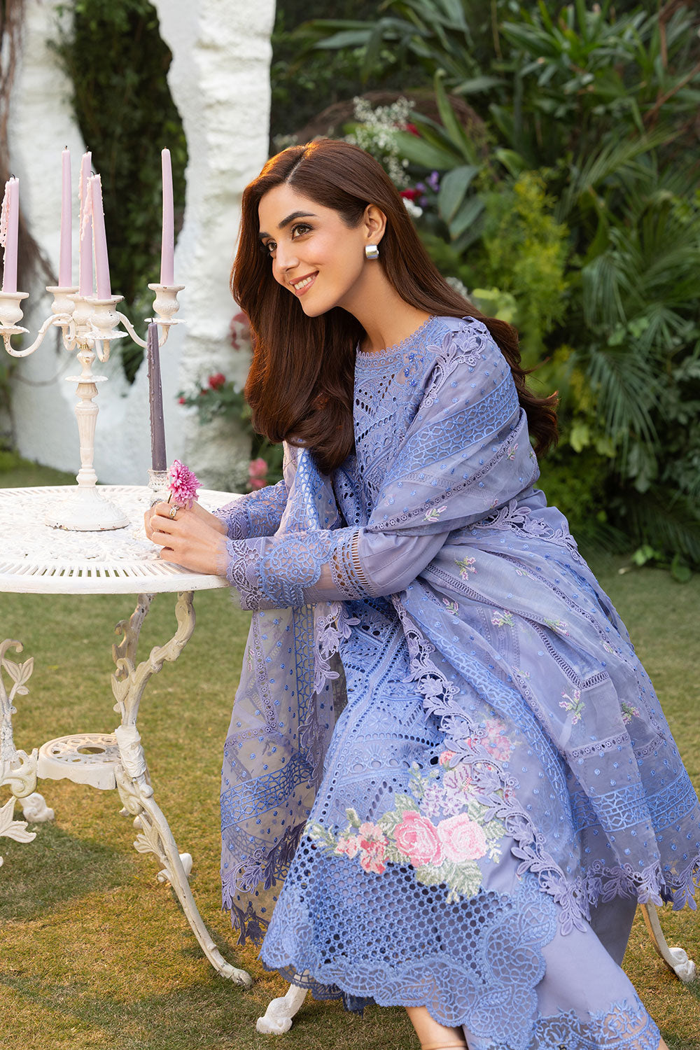 Sobia Nazir | Luxury Lawn 25 | 10B - Riwayat-e-Khas