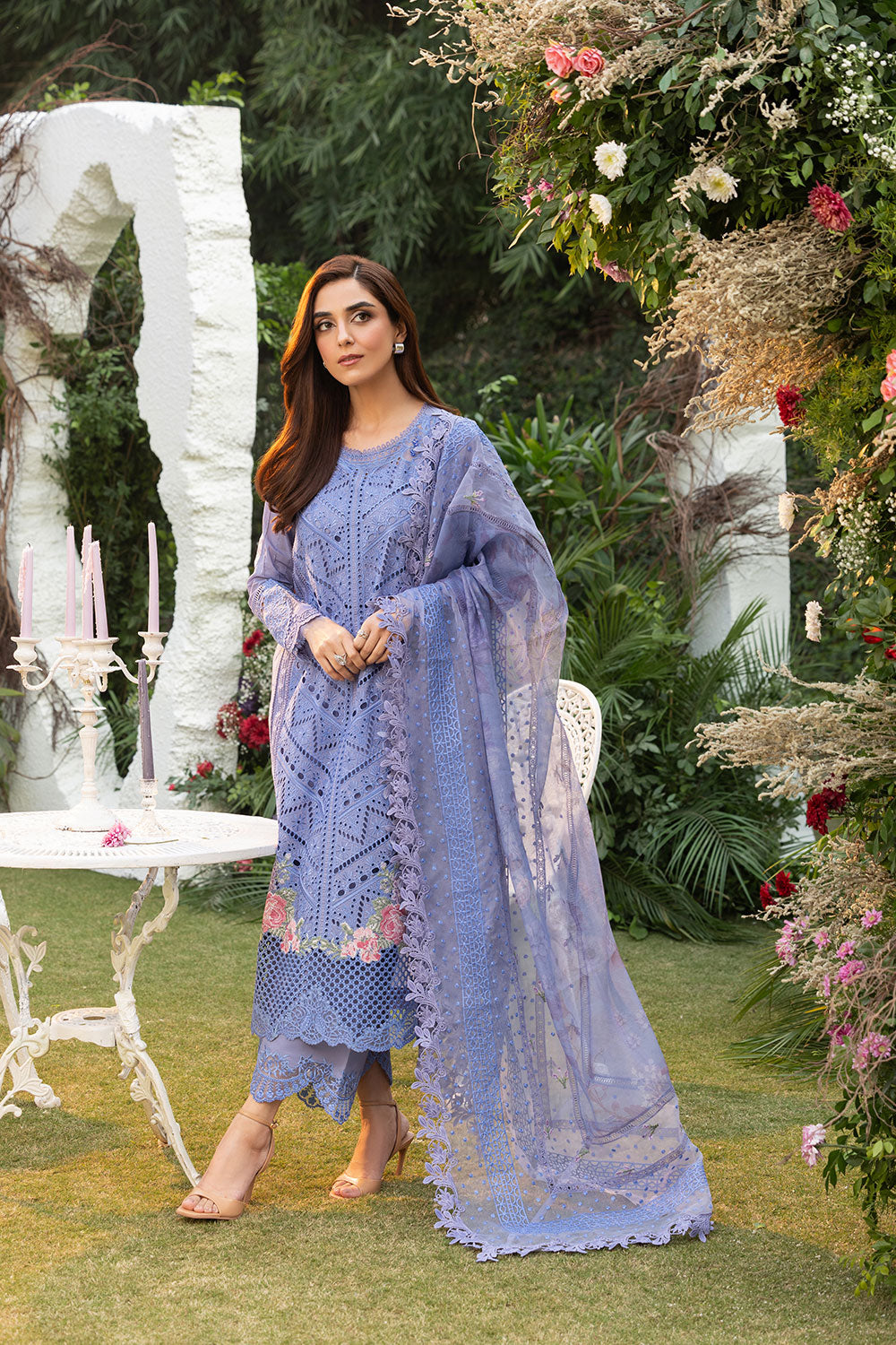 Sobia Nazir | Luxury Lawn 25 | 10B - Riwayat-e-Khas