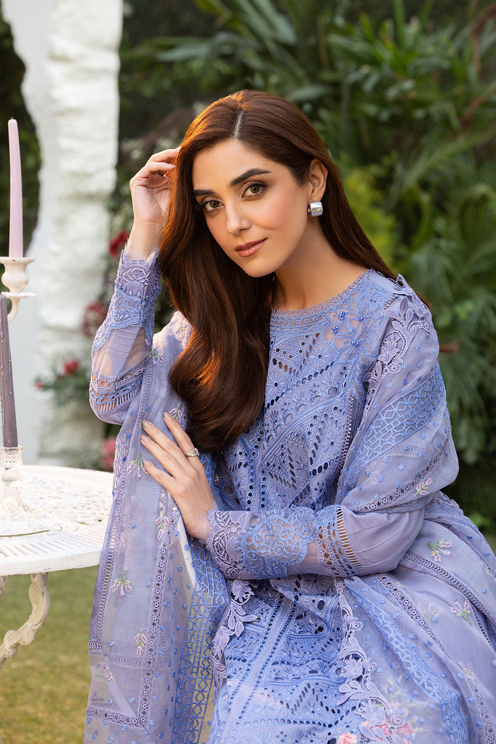 Sobia Nazir | Luxury Lawn 25 | 10B - Riwayat-e-Khas