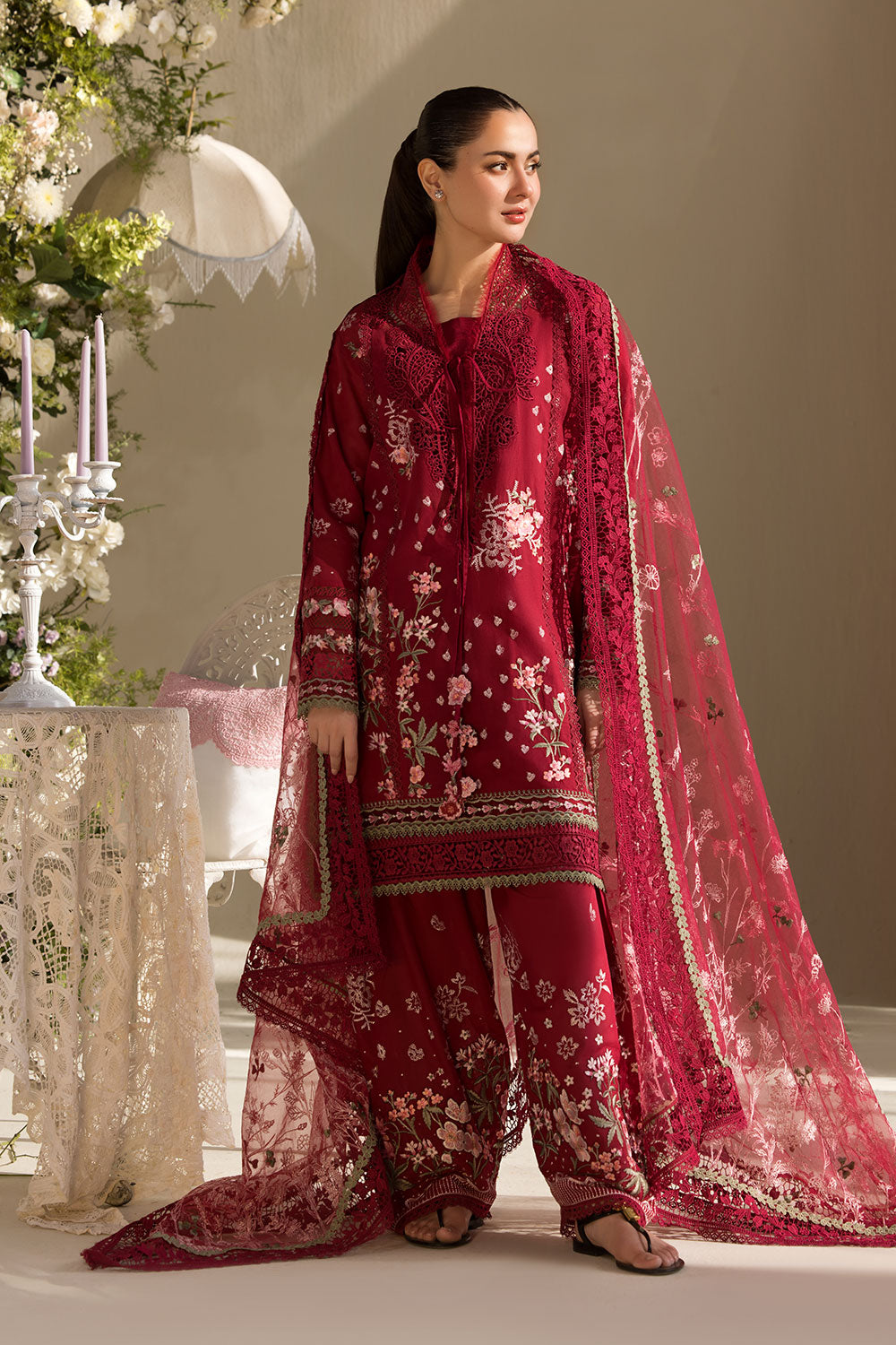 Sobia Nazir | Luxury Lawn 25 | 14A - Riwayat-e-Khas