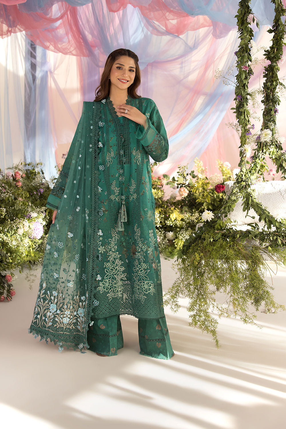Sobia Nazir | Luxury Lawn 25 | 15B - Riwayat-e-Khas