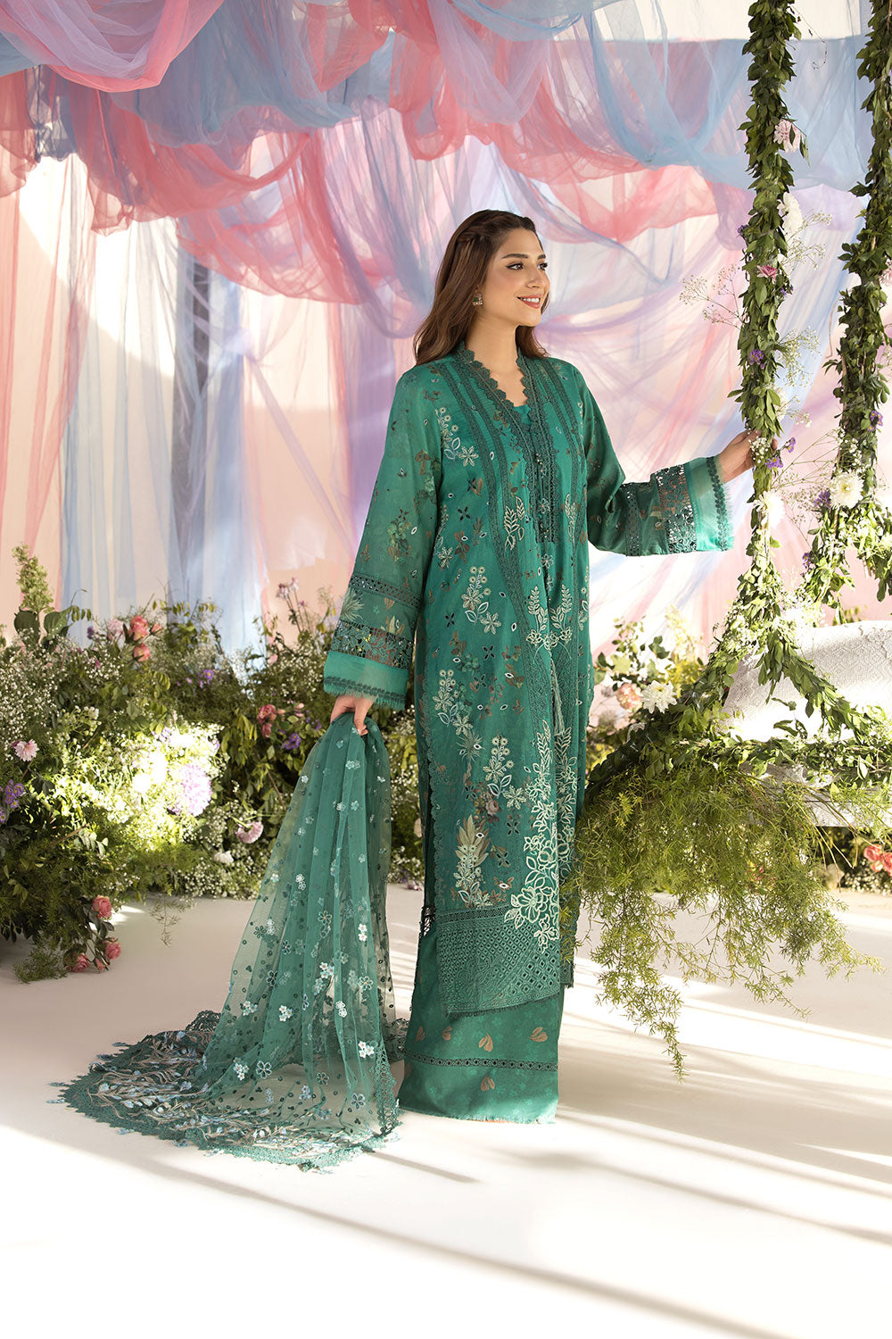 Sobia Nazir | Luxury Lawn 25 | 15B - Riwayat-e-Khas
