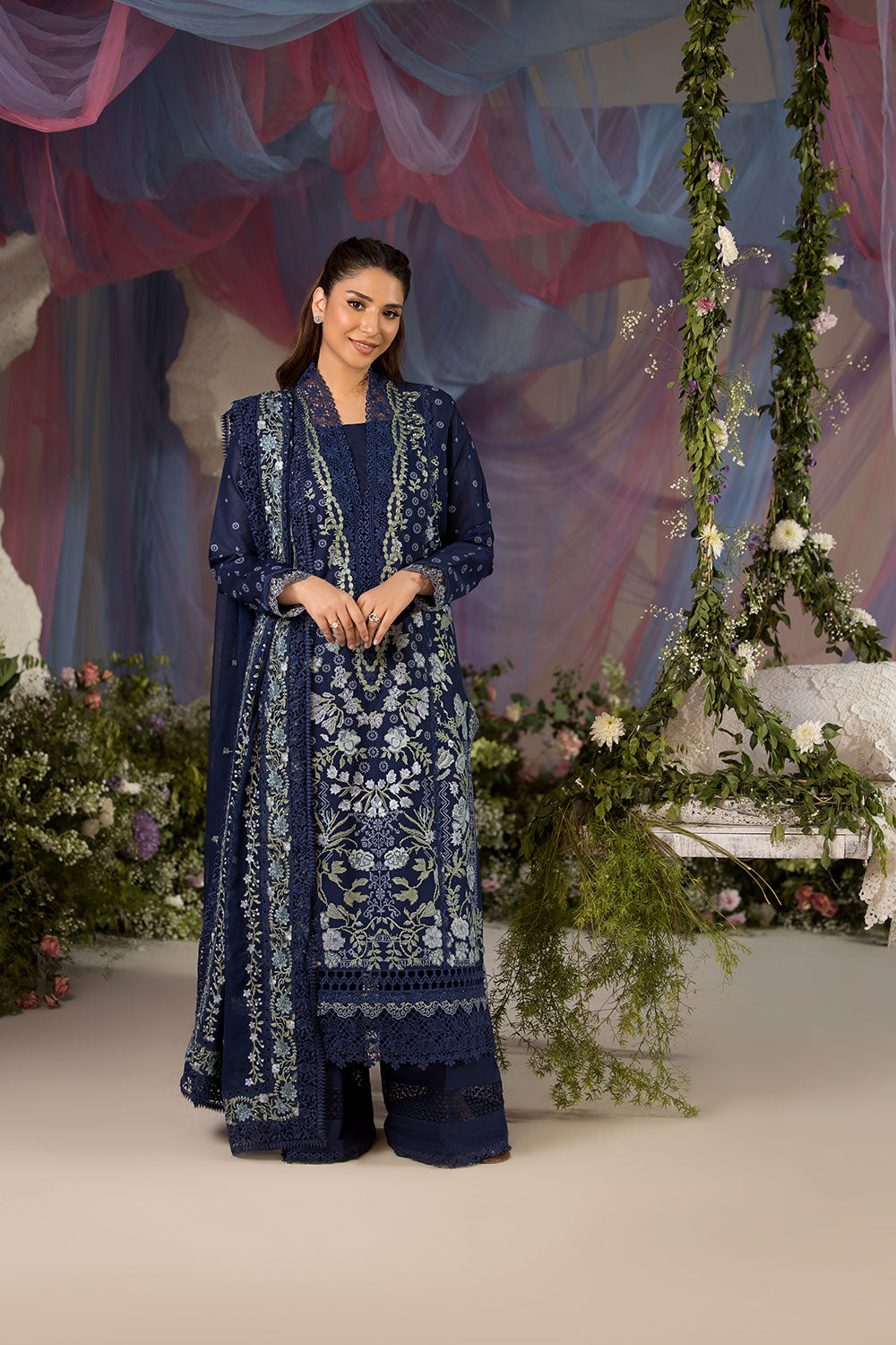 Sobia Nazir | Luxury Lawn 25 | 8A - Riwayat-e-Khas