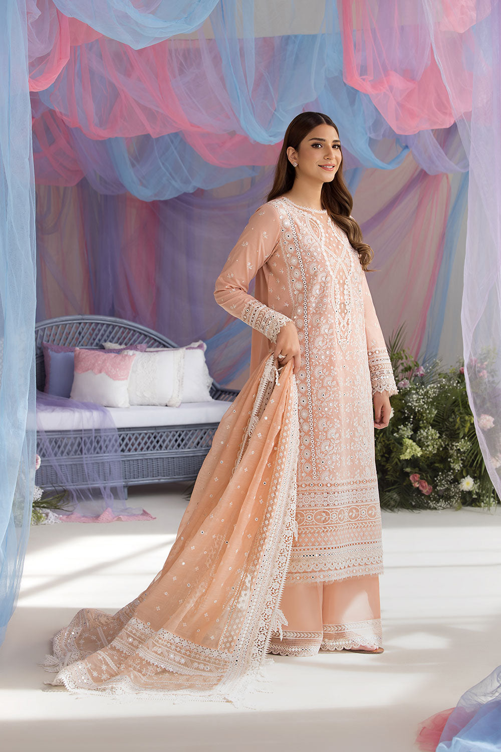 Sobia Nazir | Luxury Lawn 25 | 9B - Riwayat-e-Khas