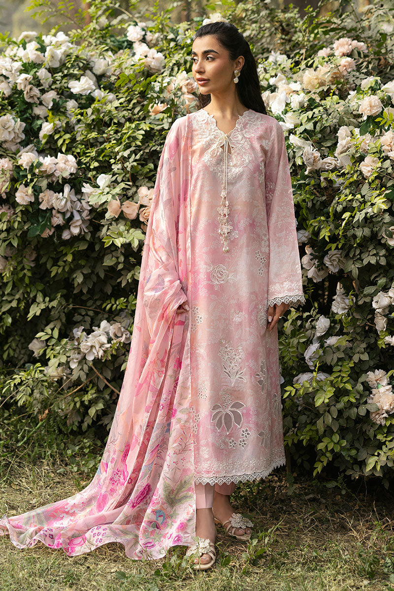Cross Stitch | Premium Lawn 25 | MEADOW MIST - House Of Anaya