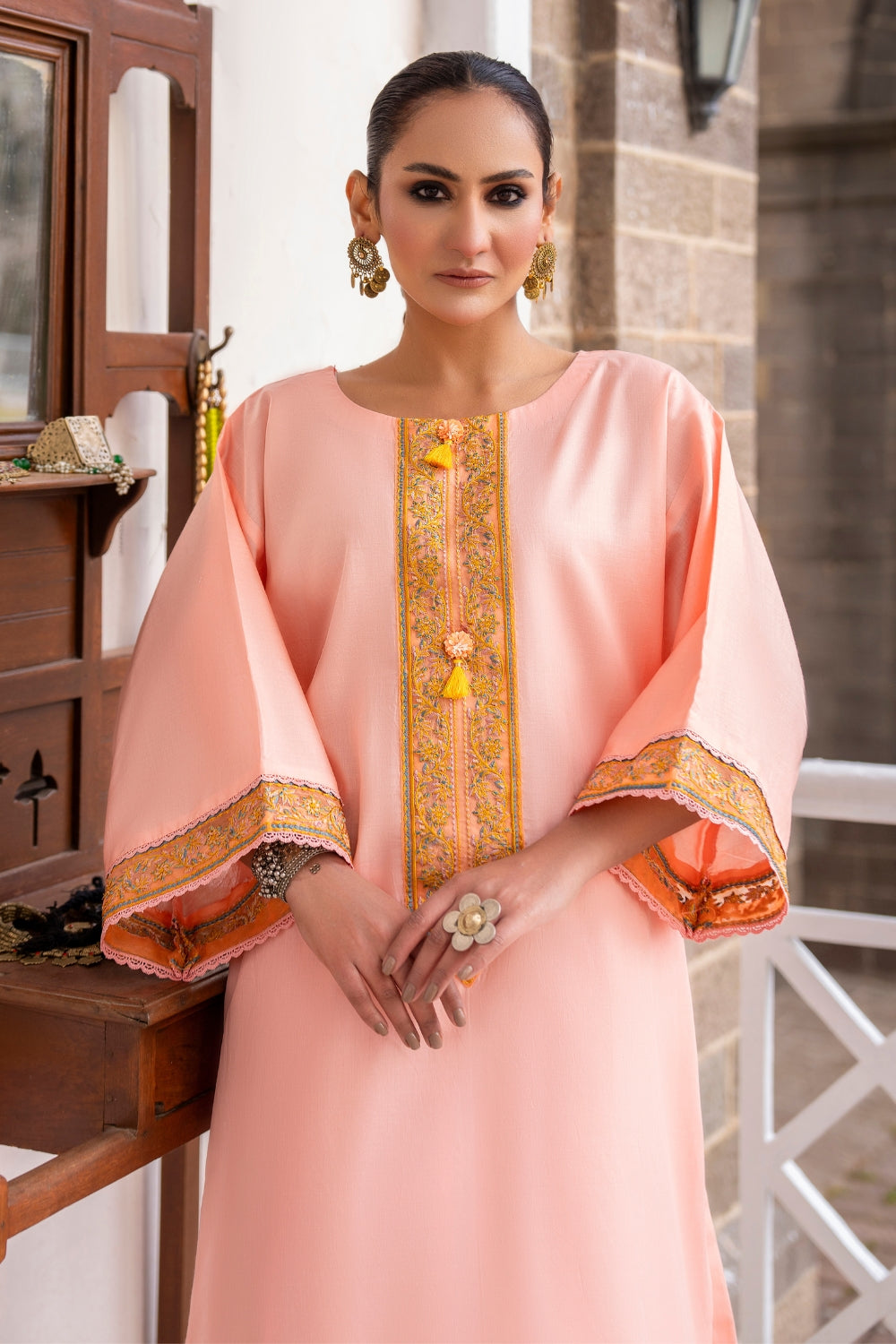 Ittehad | Embroidered Lawn | I-25 - House Of Anaya