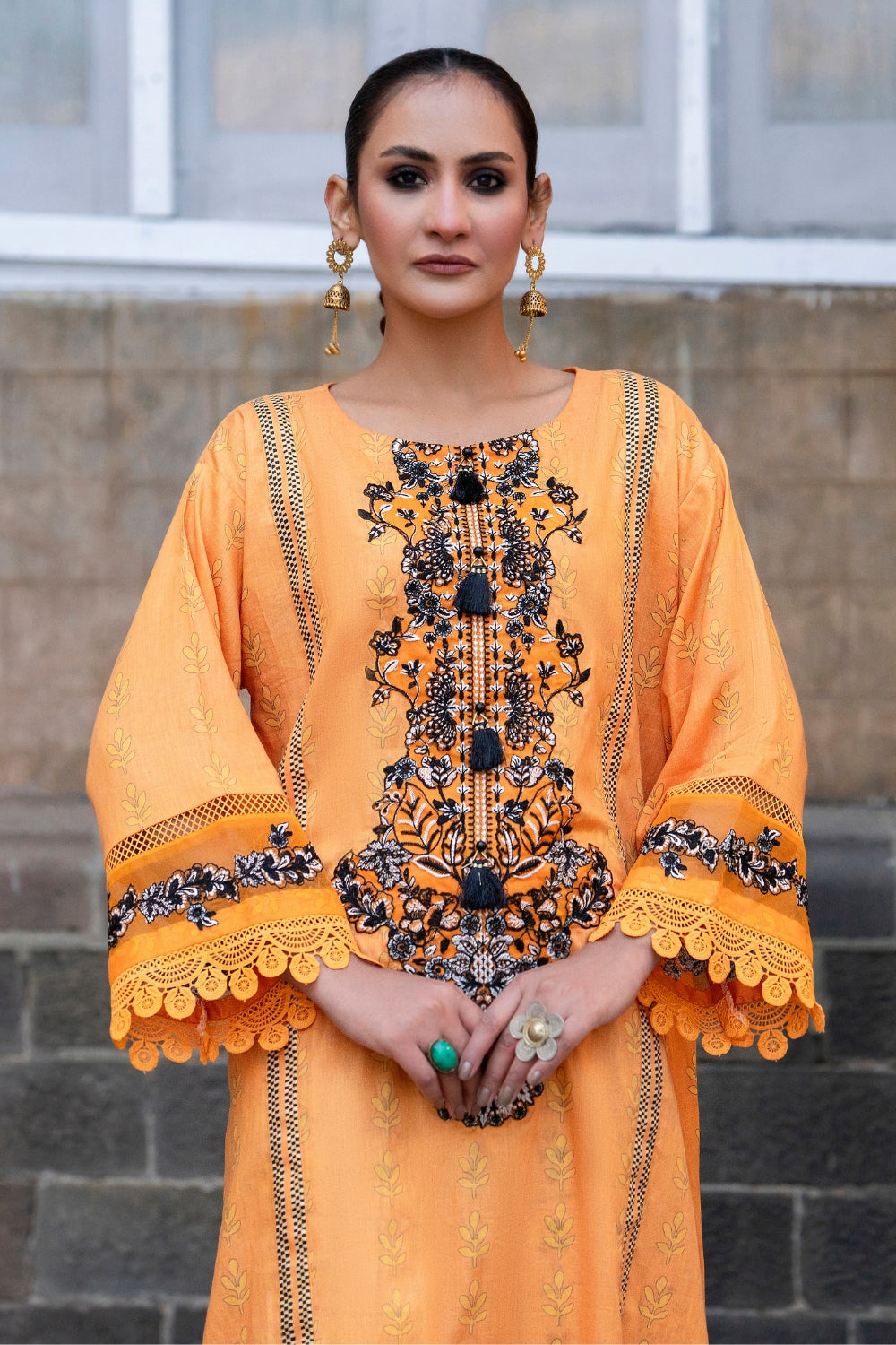 Ittehad | Embroidered Lawn | I-28 - House Of Anaya