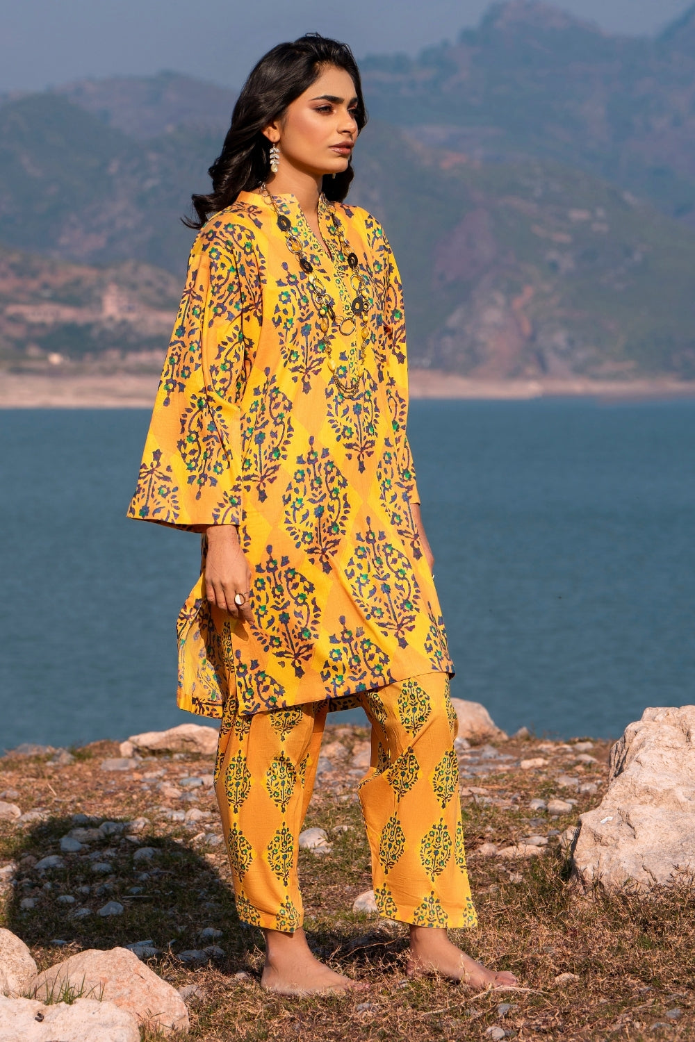 Ittehad | Embroidered Lawn | I-30 - House Of Anaya