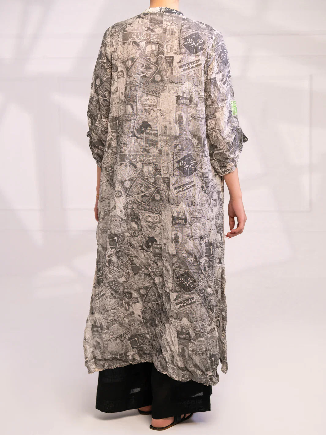 Almirah | Tale of heritage | Grey Dobby Kurti - AL-LK-1081