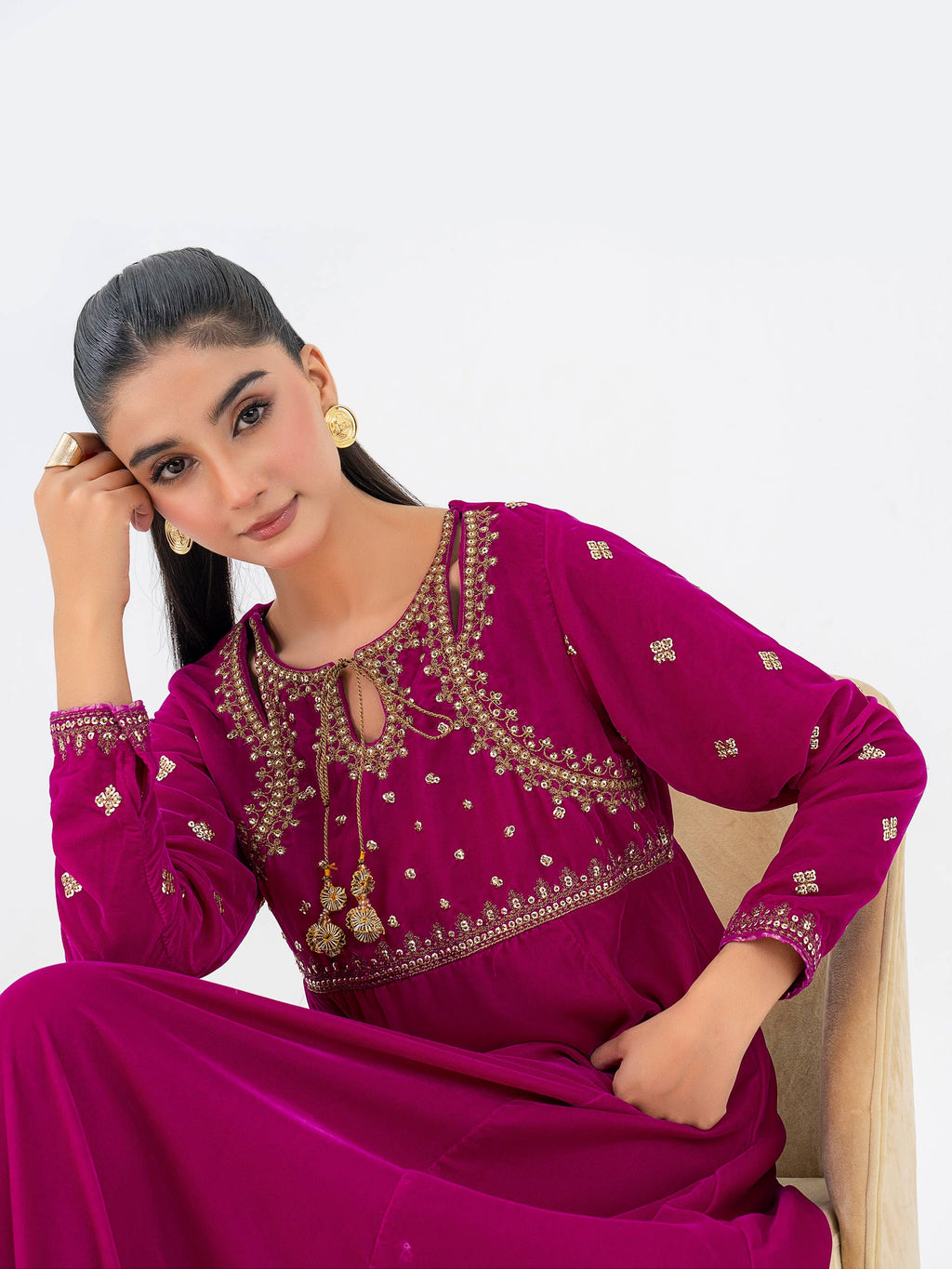 Lime Light | Velvet Pret | V-16 - Riwayat-e-Khas