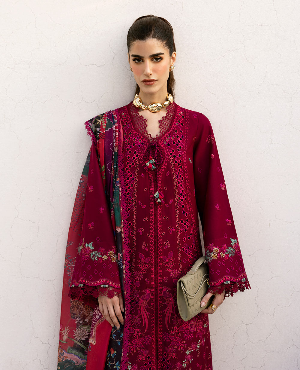 Republic Womenswear | Embroidered Pret | M-153
