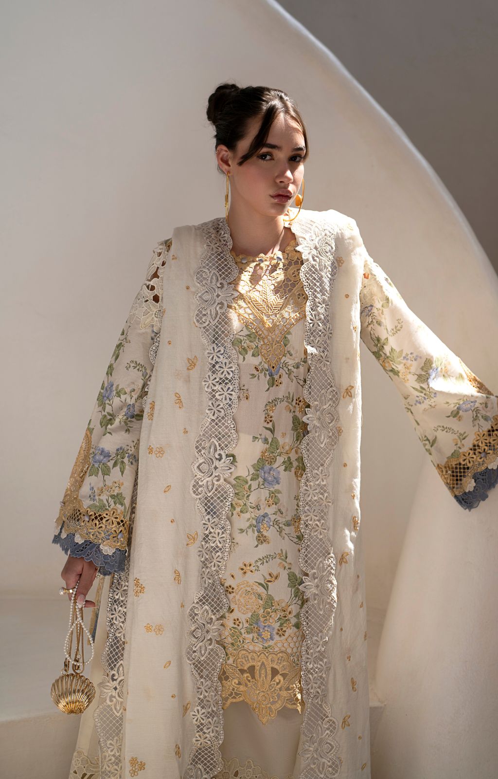 AJR Couture | Printakari Lawn 25 | Maze