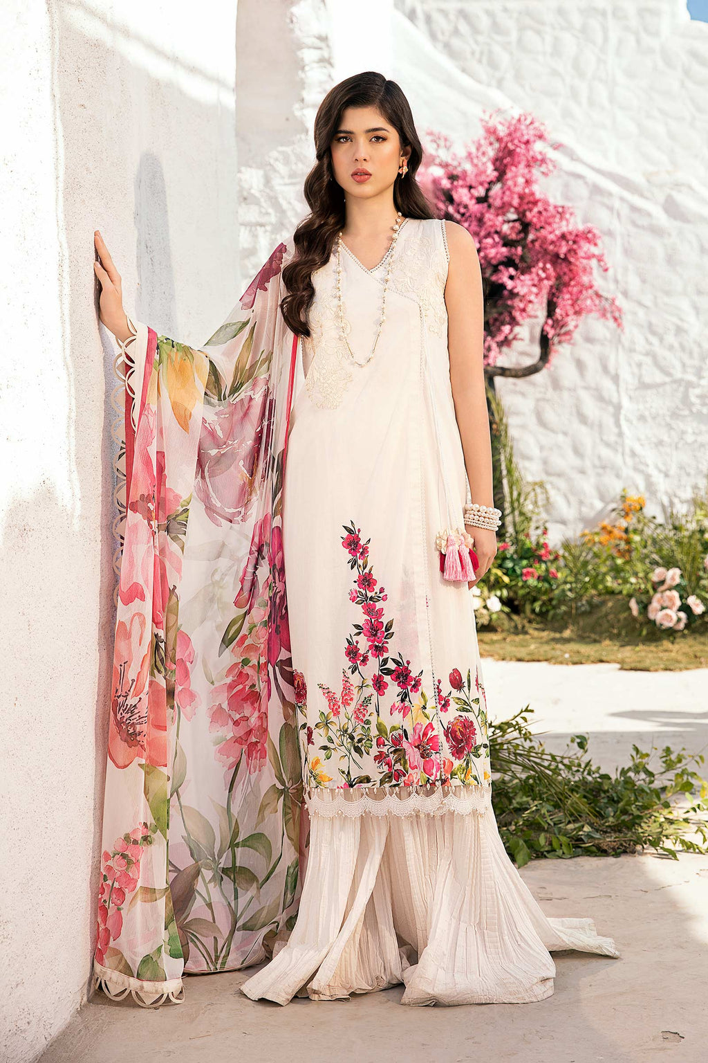 Maria B | M Basic Summer Lawn 25 | MB-CUS25-701B