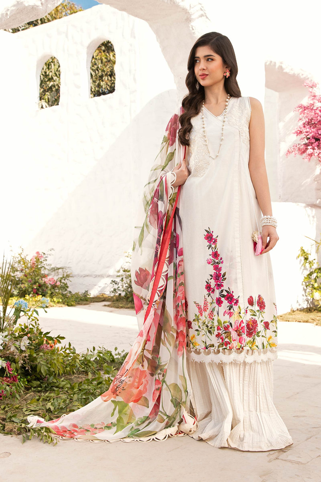 Maria B | M Basic Summer Lawn 25 | MB-CUS25-701B