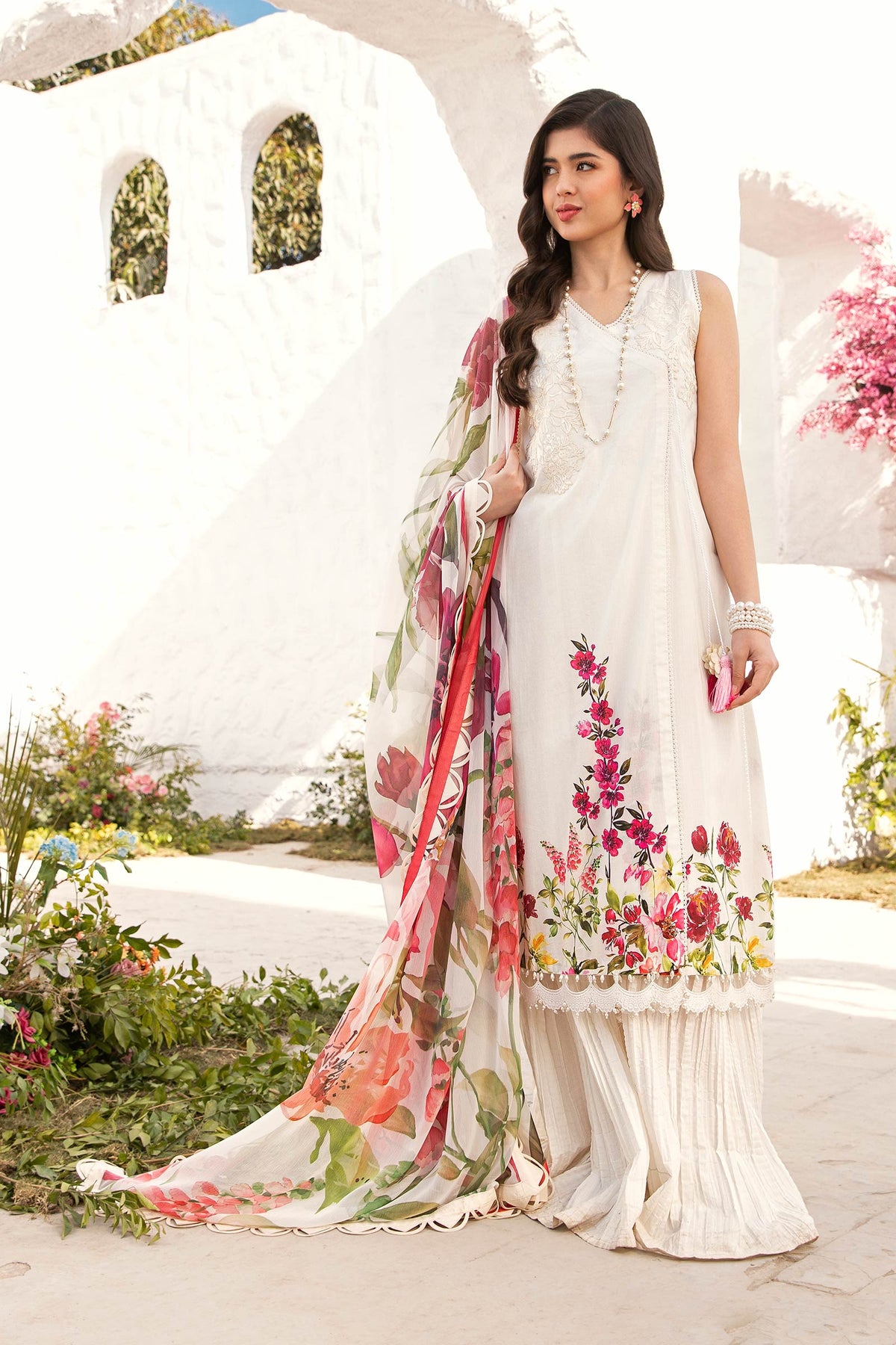 Maria B | M Basic Summer Lawn 25 | MB-CUS25-701B