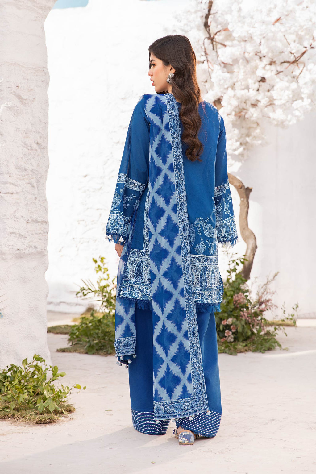 Maria B | M Basic Summer Lawn 25 | MB-CUS25-703B