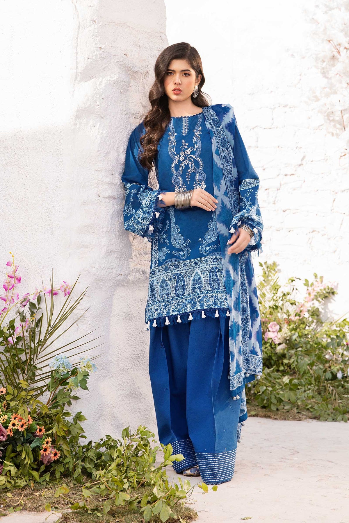 Maria B | M Basic Summer Lawn 25 | MB-CUS25-703B