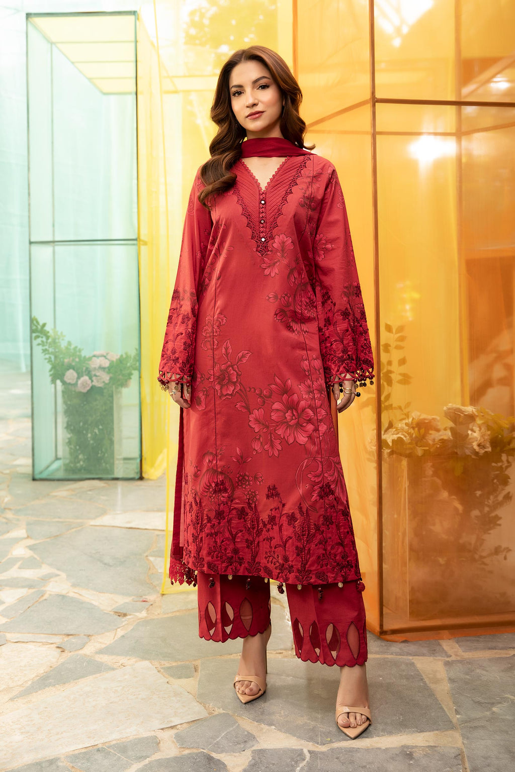 Maria B | M Basic Summer Lawn 25 | MB-CUS25-706A