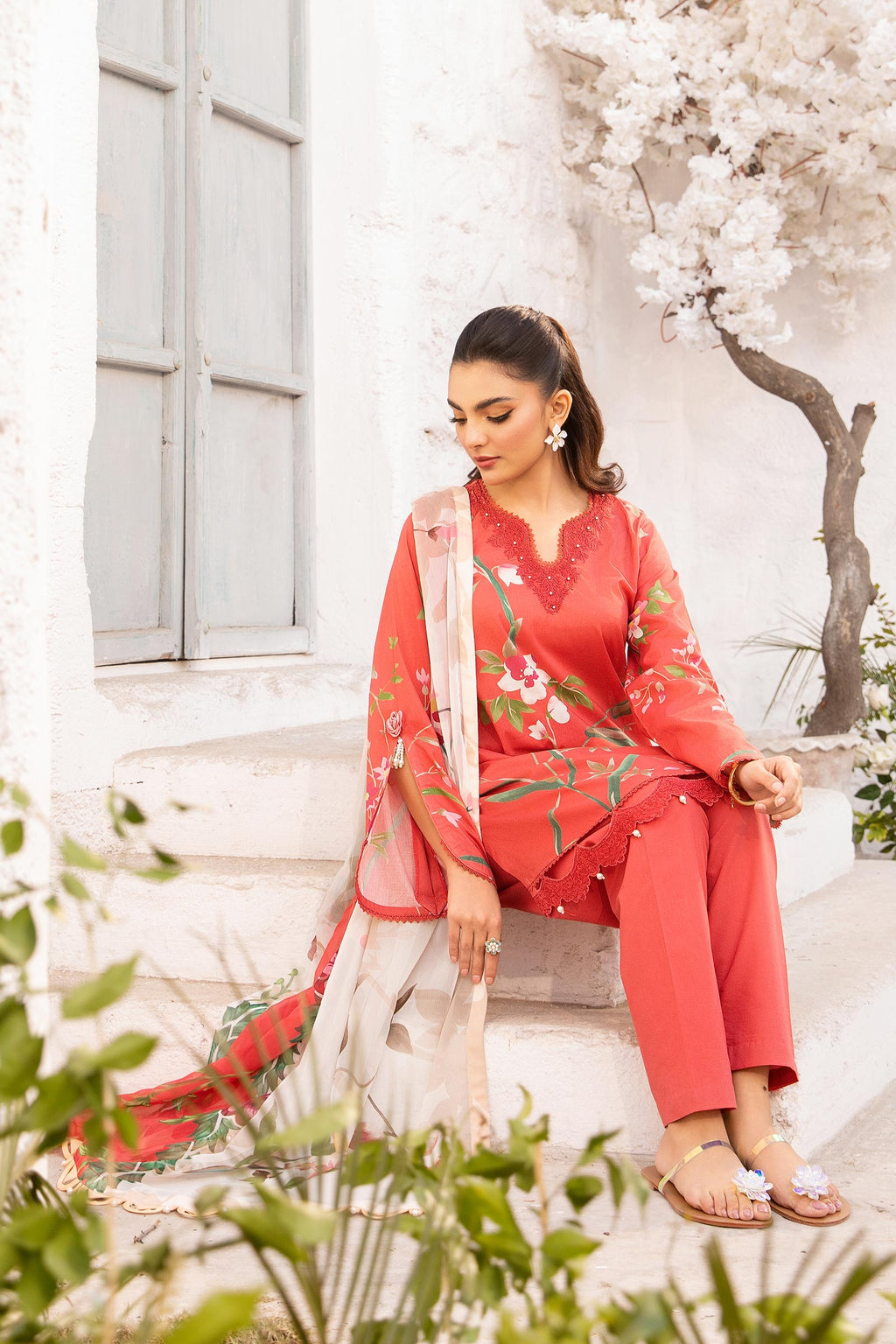 Maria B | M Basic Summer Lawn 25 | MB-CUS25-707B