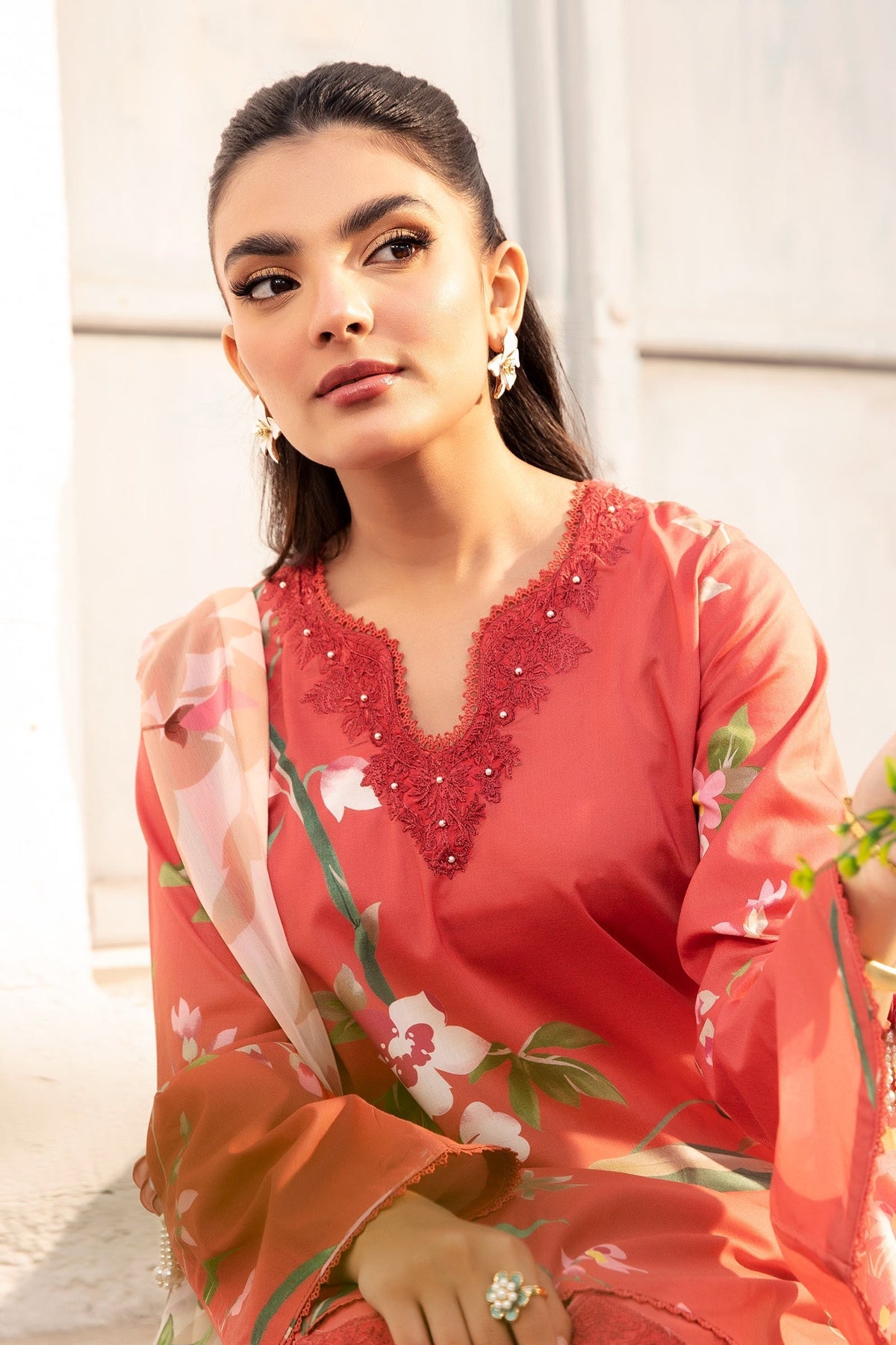 Maria B | M Basic Summer Lawn 25 | MB-CUS25-707B