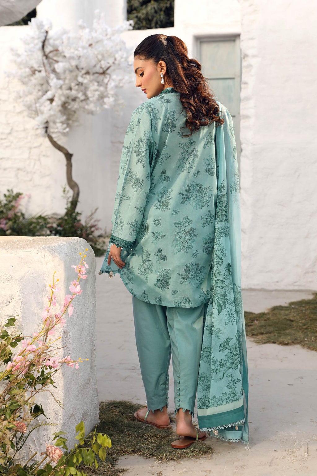 Maria B | M Basic Summer Lawn 25 | MB-CUS25-708B