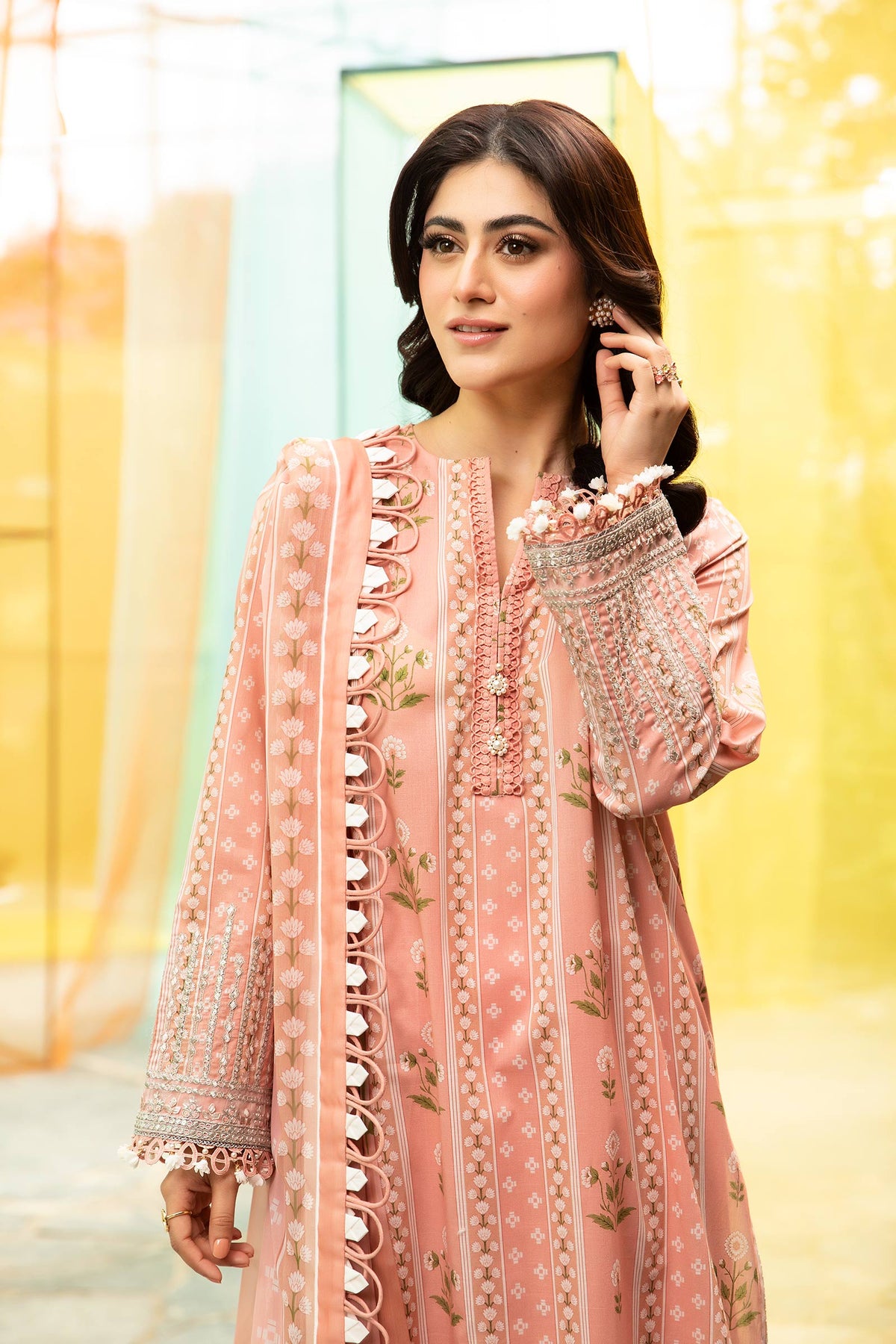 Maria B | M Basic Summer Lawn 25 | MB-CUS25-711B