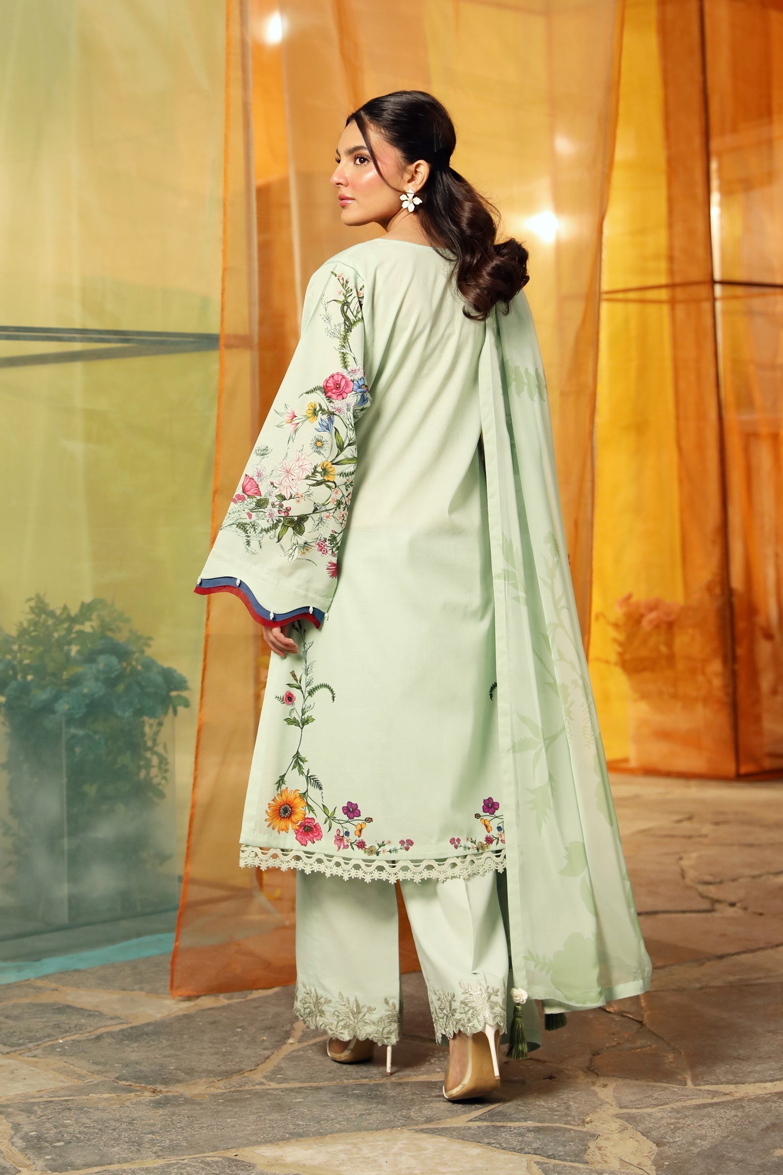 Maria B | M Basic Summer Lawn 25 | MB-CUS25-712B