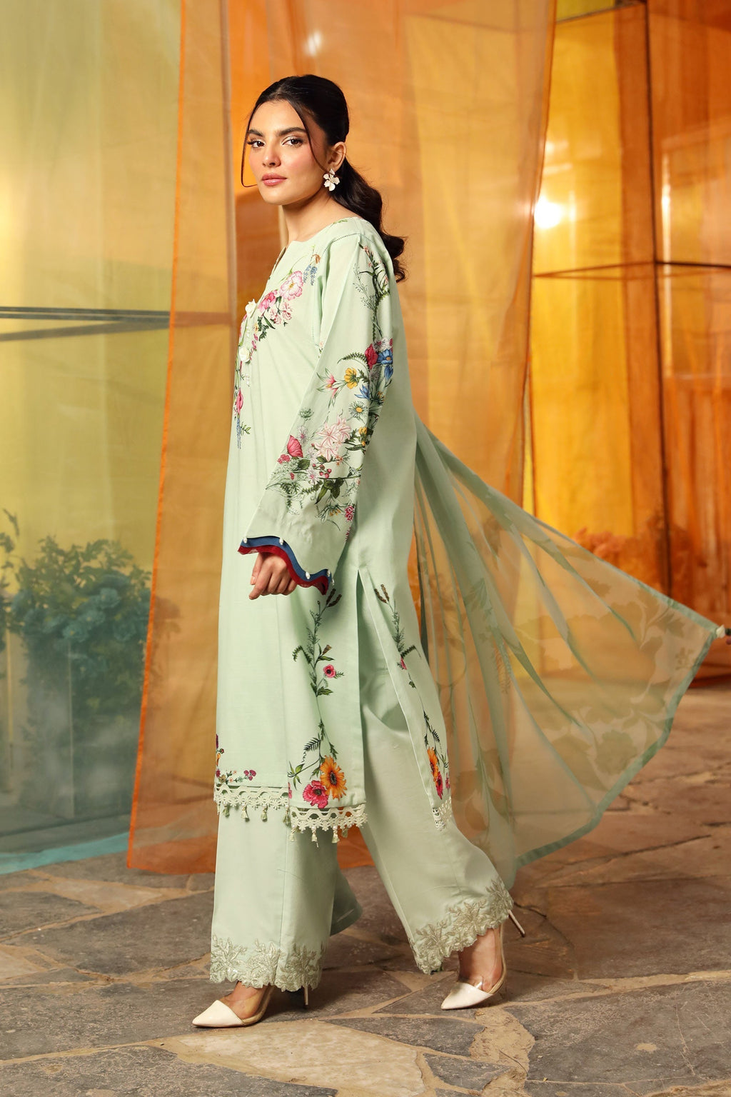 Maria B | M Basic Summer Lawn 25 | MB-CUS25-712B