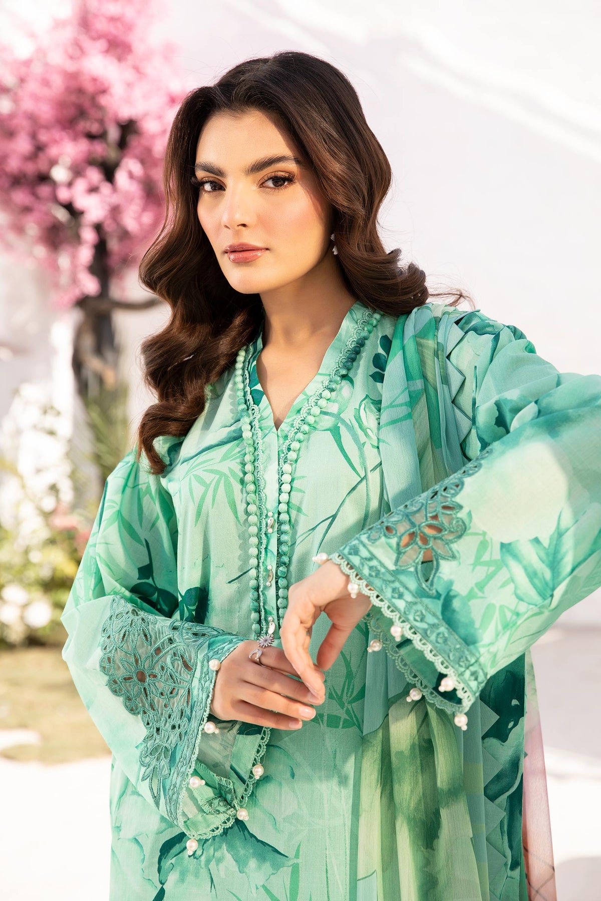 Maria B | M Basic Summer Lawn 25 | MB-CUS25-713A