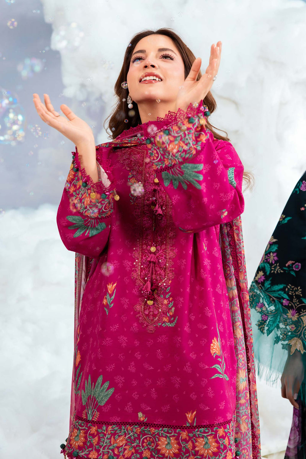 Maria B | M Basics Dreamscape Eid Lawn | MB-CUSV14-03B