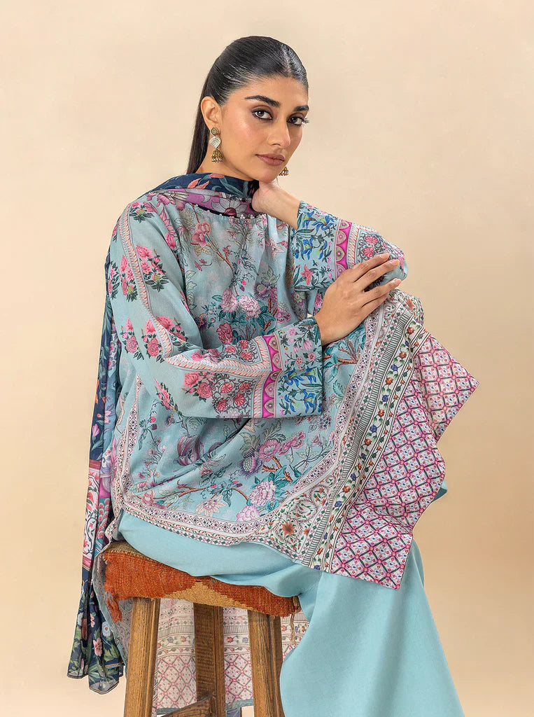 Morbagh | Lawn Collection 24 | SOUL BLUE - Riwayat-e-Khas