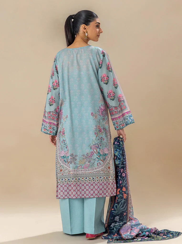 Morbagh | Lawn Collection 24 | SOUL BLUE - Riwayat-e-Khas