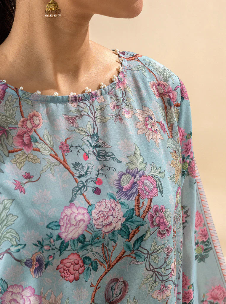 Morbagh | Lawn Collection 24 | SOUL BLUE - Riwayat-e-Khas