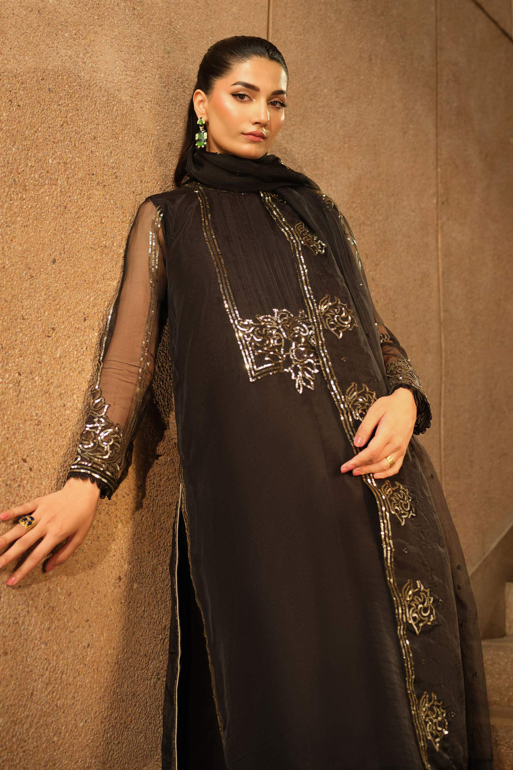 Maria B | Pre fall Dresses | MBS-W25-10 BL