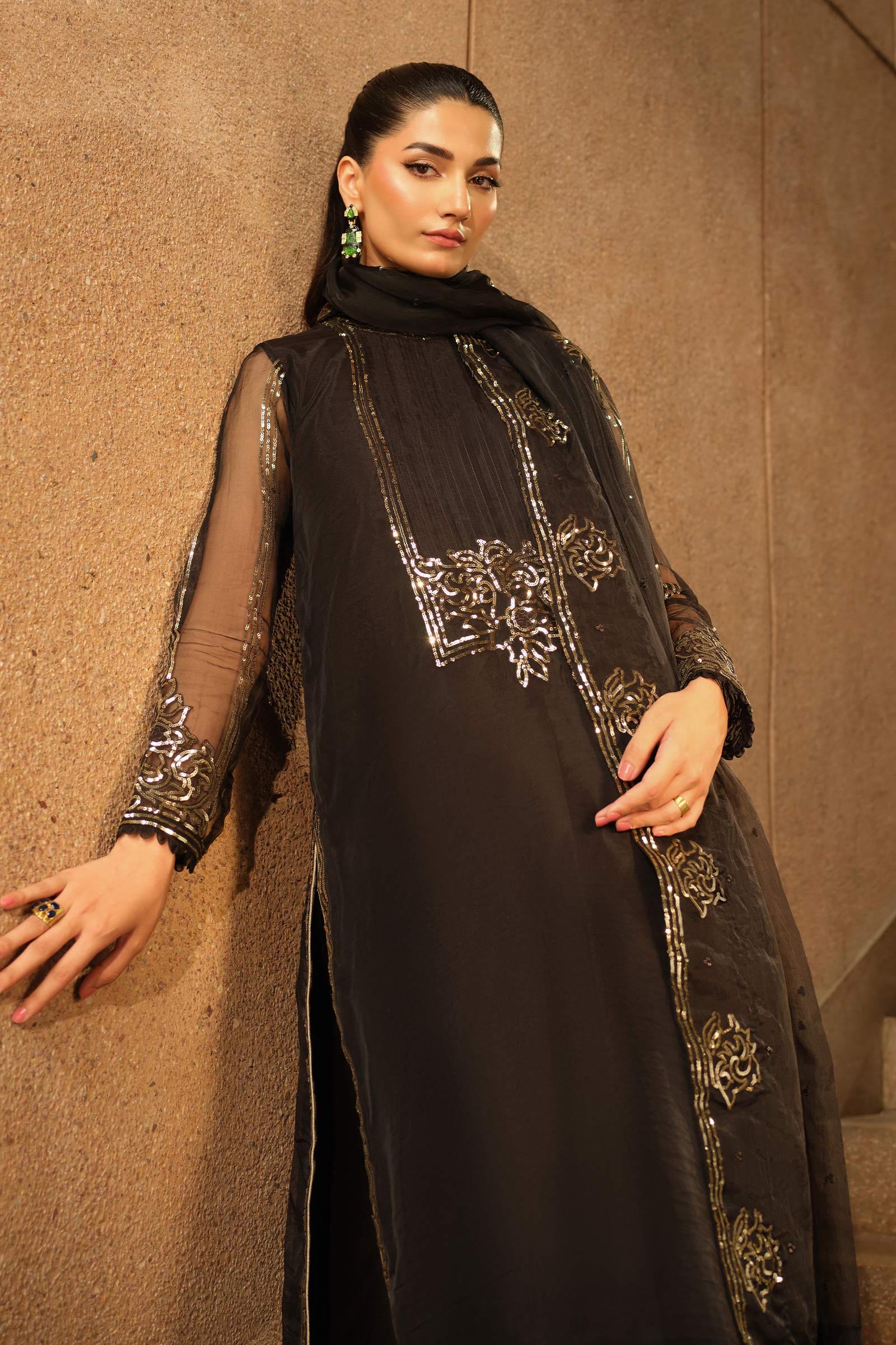 Maria B | Pre fall Dresses | MBS-W25-10 BL