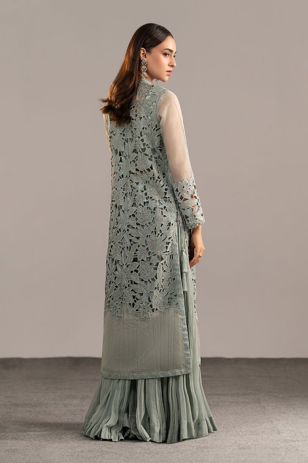 Maria B | Eid Collection 26 | 3 Piece Embroidered Zari Organza Suit
