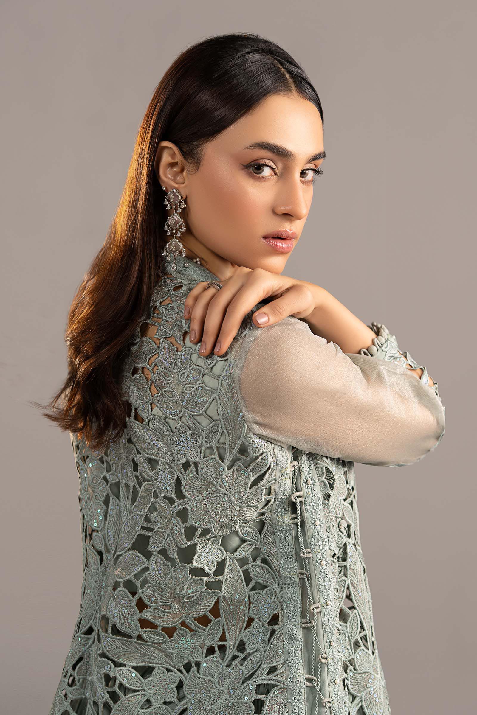 Maria B | Eid Collection 26 | 3 Piece Embroidered Zari Organza Suit