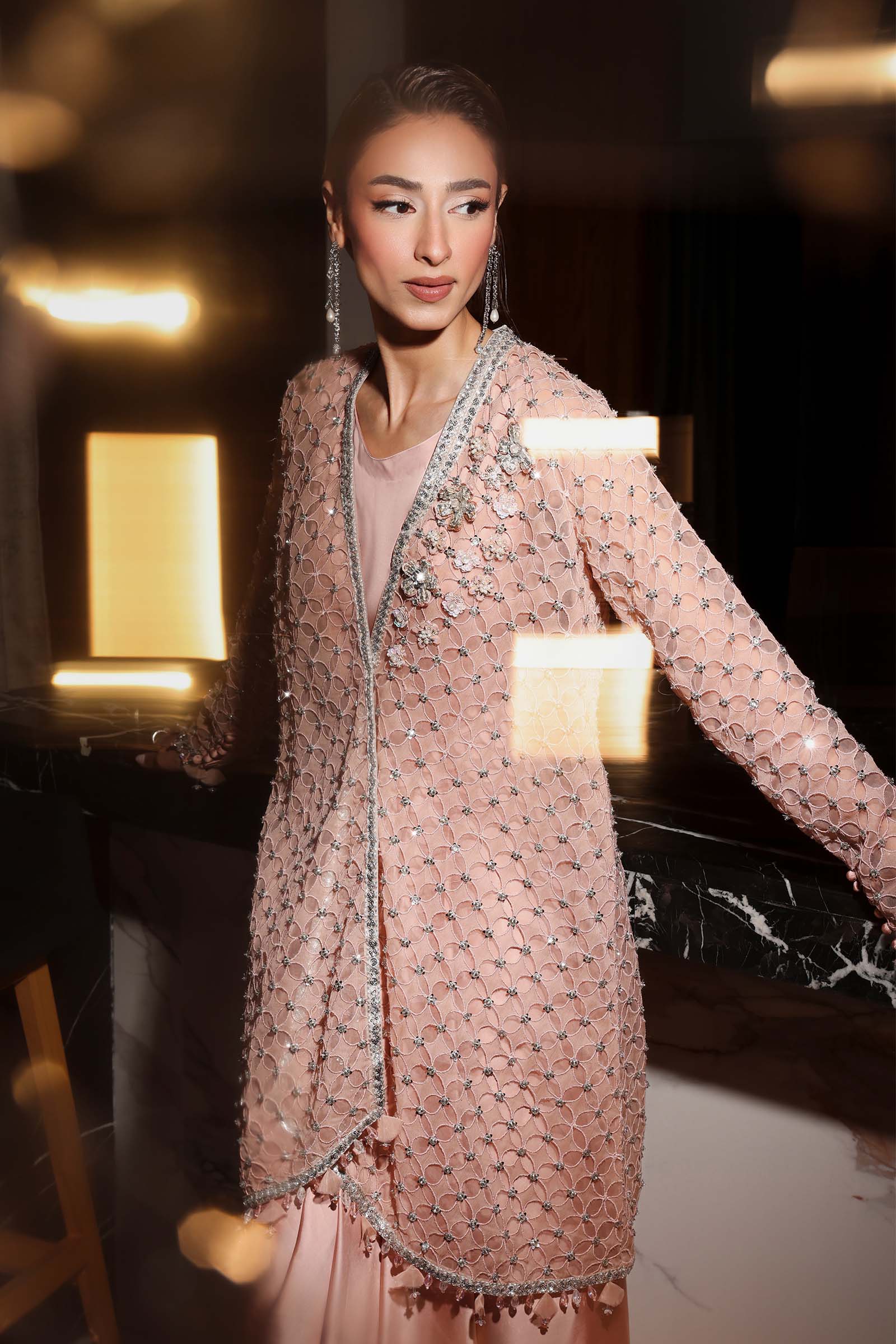Maria B | Eid Collection 26 | 3 Piece Embroidered Chiffon Suit